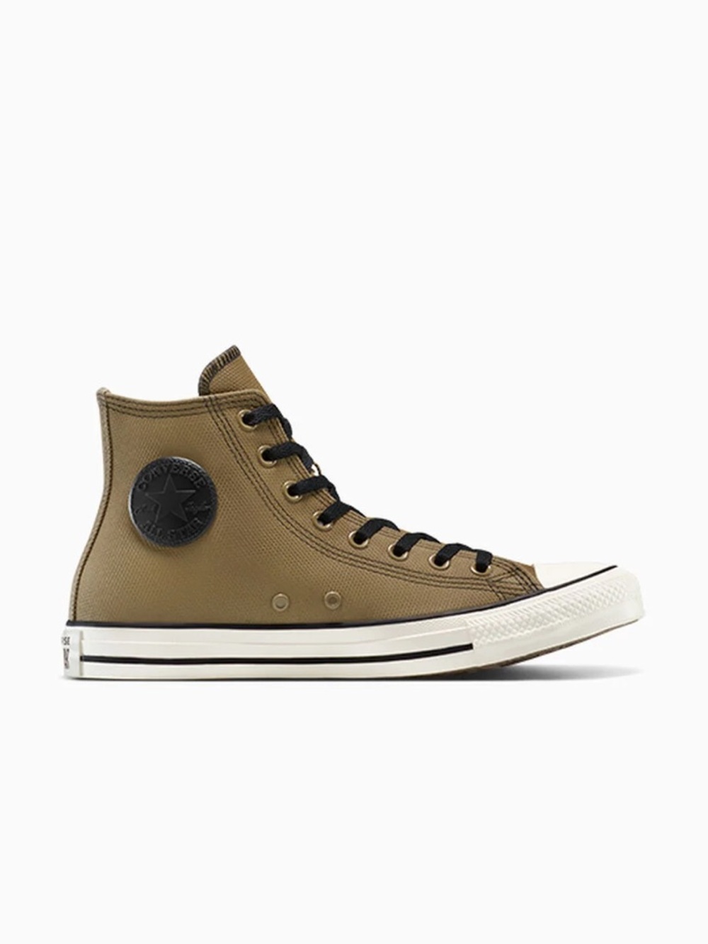 Converse Chuck Taylor Leather All Star High Jute/Egret/Black Men's Size 7/EU40